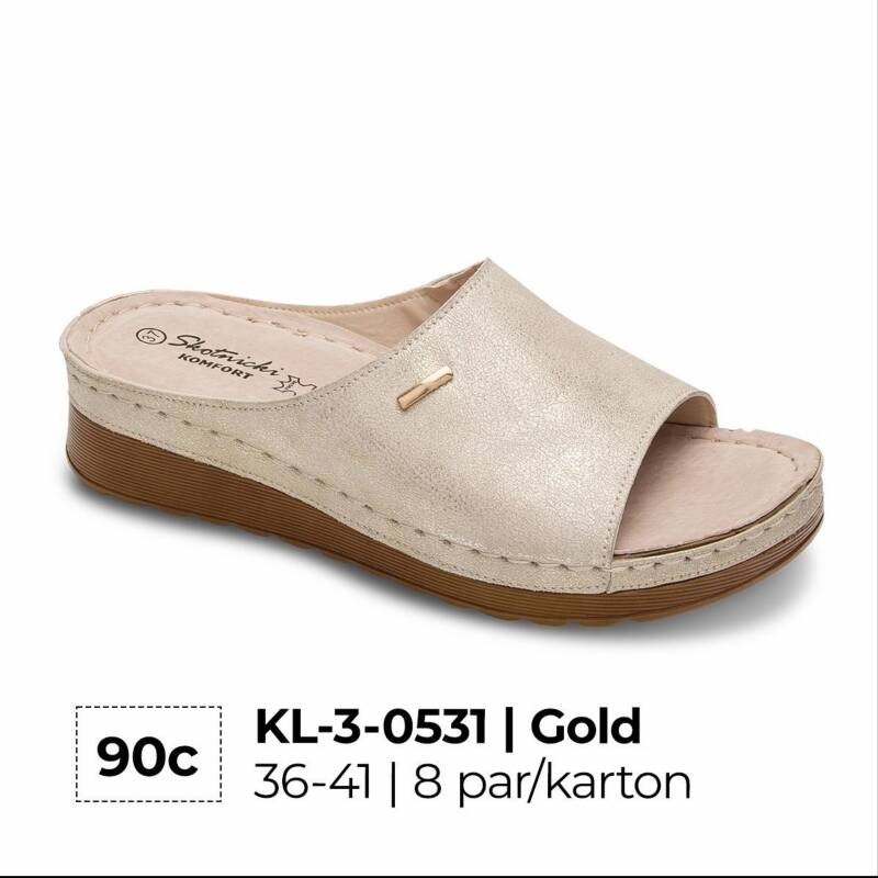 Klapki damskie Roz 36-41 / 8 par 1